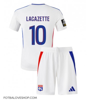 Olympique Lyonnais Alexandre Lacazette #10 Dětské Domácí Dres 2024-25 Krátký Rukáv (+ trenýrky)